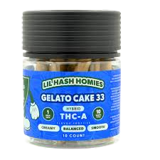 Hidden Hills Lil Hash Homies THCa / Gelato Cake 33(Hybrid)